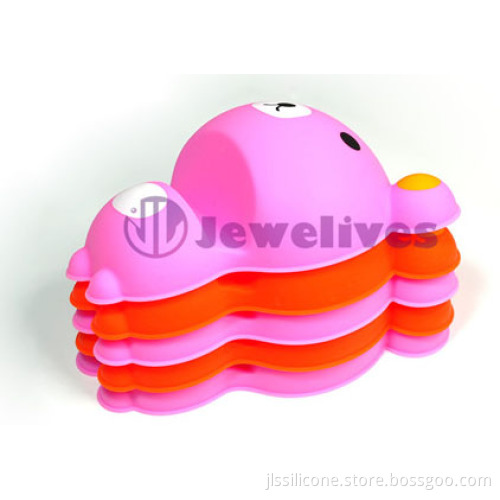 Pink Bear Shape Silicone Cell Phone Holder Smart Phone Stand 